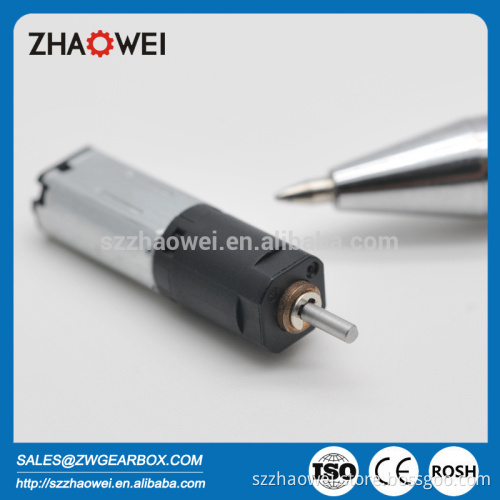 Low noise ratio 13:1 small reduction gearbox with dc motor